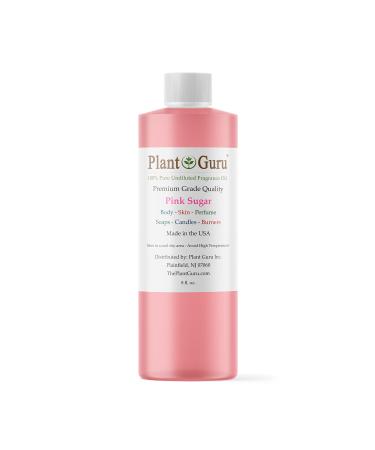 Pink Sugar Fragrance Oil 8 fl. oz. Scented Oil for DIY Soap Making Candles Bath Bombs Body Butters. Used in Aromatherapy Diffusers Burners and Warmers. Great Addition to Lotions and Creams.