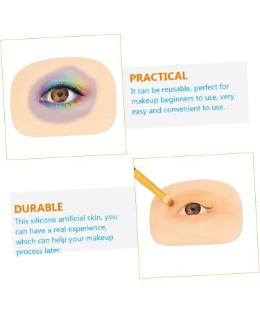 FRCOLOR 3pcs Makeup Practice Skin Makeup Tools 3d Makeup Practice Face Skin Training Tool Major Eye Plate - Buy Online on GoSupps.com