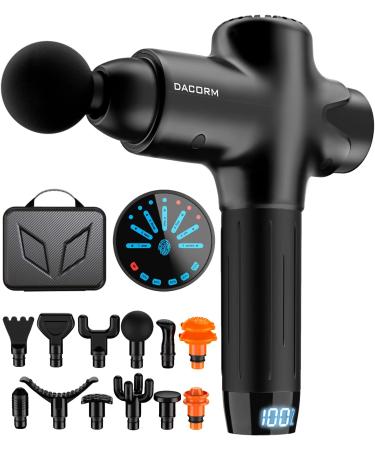 DACORM Deep Tissue Massage Gun for Athletes - Powerful Percussion Therapy (Black) - Buy Online on GoSupps.com