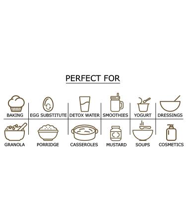 Organic Brown Flaxseed Meal 2lb - Non-GMO, Kosher, Vegan Superfood, Rich in Omega-3 Ground Flax, Keto Friendly - USA Product - Buy Online on GoSupps.com