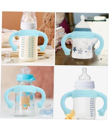 ifundom 10 Pcs Bottle Handle Bottle Grip Bottle Accessories Handle Bottle Grip Silicone Bottle Grip Milk Bottle Feeding Bottle 14.00X5.00X5.00CMx5pcs Sky-bluex5pcs - Buy Online on GoSupps.com