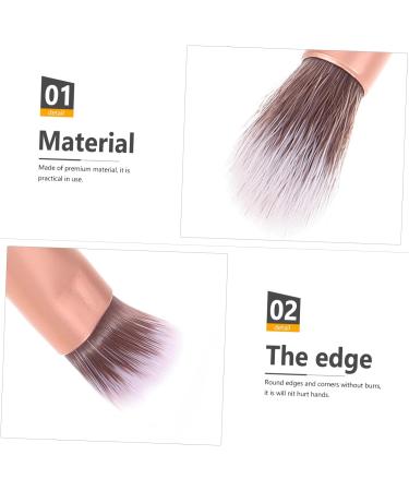 Healeved 48 Pcs Makeup Brush Eye Shadow Brush Travel Size Kit for Women Mineral Blush Golden Artificial Fiber - Buy Online on GoSupps.com