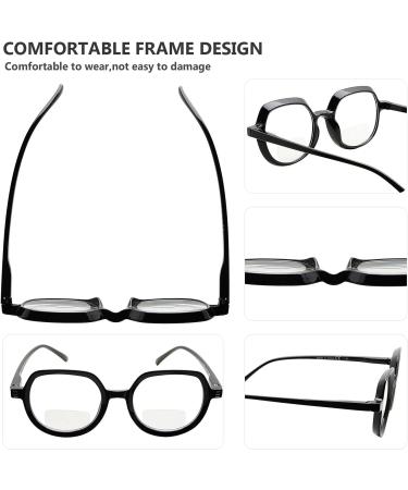Eyekepper 4-Pack Vintage Bifocal Reading Glasses for Women - Clear Lens 2.0x Magnification Mixed Colors - Buy Online on GoSupps.com