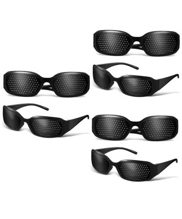 Healvian 4 pieces of visual correction hole blend Bulk schnapps glass glass schnapps glasses anti-fatigue glasses eye care product glasses protection Small hole as shown x 3 pieces mediumx3pcs