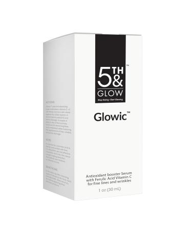 5th & Glow Glowic Antioxidant Serum - Enhance Complexion & Reduce Fine Lines | 1 oz - International Shipping - Buy Online on GoSupps.com