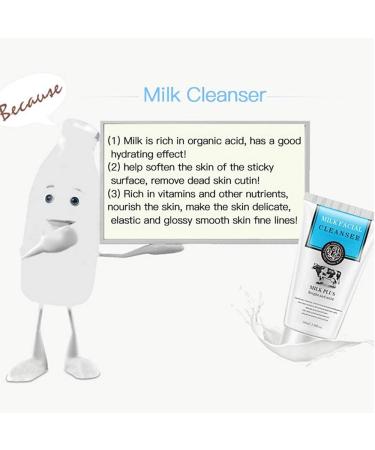 SELY Organic Milk & Herbal Extract Deep Cleansing Facial Foam - 100ml - Buy Online on GoSupps.com