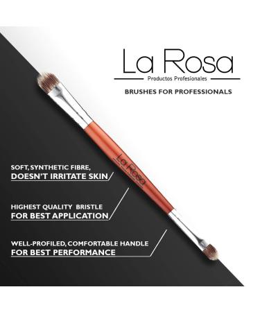 LA ROSA Double Ended Soft Eyeshadow Brush | Best Eye Makeup Applicator Tool for Blending Smudging & Shading (Wet/Dry) - International Shipping Available - Buy Online on GoSupps.com