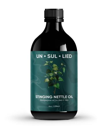 UN SUL LIED Stinging Nettle Multipurpose Oil for Hair Growth and Skin Soothing-Softening-Moisturizing for Men and Women-All Natural 4 oz