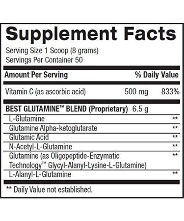 BPI Best Glutamine - Berry Citrus - 50 Servings | Muscle Recovery & Support - Buy Online on GoSupps.com