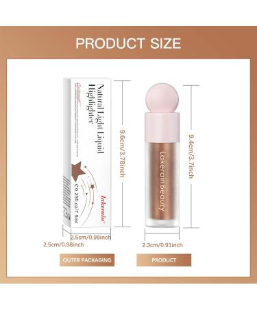 Face Body Highlighter - 2.4oz Liquid Face Highlight Waterproof Pearlescent Shades Long Lasting Bronzer Facial Outline Trimmer for Leg Shakven 4# - Buy Online on GoSupps.com