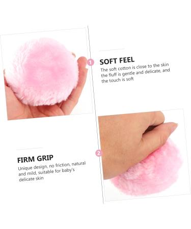 FRCOLOR 3pc Large Powder Puff Cosmetic Puff Pad Cosmetic Puff Sponge Foundation Puff Pad Makeup Puff Powder Puffs for Face Powder Vintage Hair Comb Baby Pink Fluffy Bow Tie - Buy Online on GoSupps.com