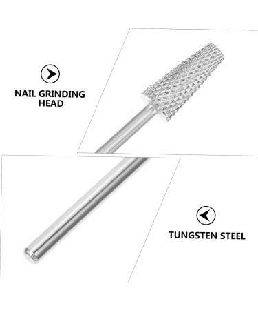 SOLUSTRE Nail Polisher Electric Nail File Nail Tools Carbide Drill Bit Professional Nail File Nail Grinding Head Nail Polish Bits Nail Builder Gel Fragments Alloy Miss Tungsten Steel - Buy Online on GoSupps.com