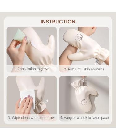 Cryslora Lotion Applicator & Self Tanning Mitt - Reusable Durable No Absorption Anti-Sliding Glove for Even Waste-Free Application of Lotions Oils & Creams (Single Right Hand) - Buy Online on GoSupps.com