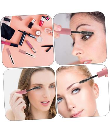 Healeved 25 Pcs Mascara Tube Cosmetic Containers Makeup Eyelash Brush Abs Pink Filling Lip Gloss Tube - Buy Online on GoSupps.com