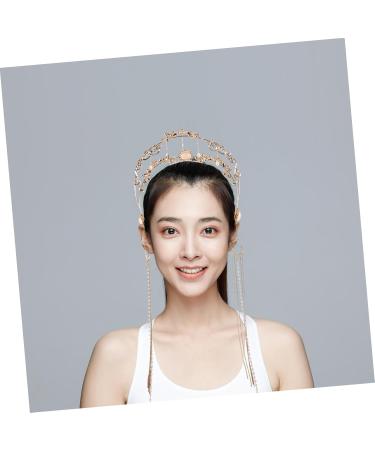 BESTYASH Crown Tassel Hair Accessory Hair Hoop Chinese Wedding Headband Chinese Wedding Hairband Chinese Wedding Hair Headpiece Head Decor Chinese Wedding Headpiece with Tassel Party Favors - Buy Online on GoSupps.com