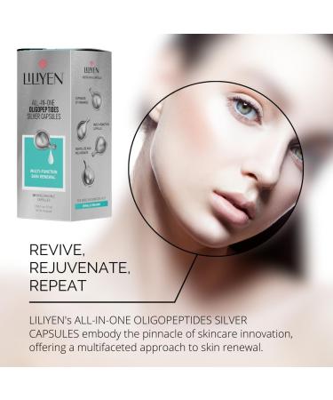 Multi-Purpose Oligopeptides Silver Capsules - Skin Renewal for All Skin Types | 30 Biodegradable Capsules | International Shipping Available - Buy Online on GoSupps.com