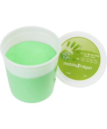 Rolyan Therapy Putty for Hand Exercise & Rehabilitation - 2.3kg Medium Green - Strength Training & Occupational Therapy - Buy Online on GoSupps.com