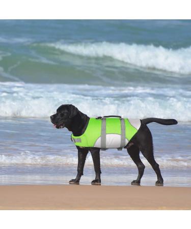 Buy Cit toile Dog Life Jacket - Small Reflective Strong Buoyancy & Breathable for Water Sports - Green L - Buy Online on GoSupps.com