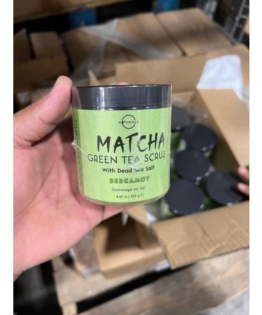 O Naturals Men's Exfoliating Matcha & Bergamot Scrub - Anti-Aging Skin Care for Face, Body & Feet - Pore Minimizer, Blackhead & Acne Treatment - 250g Pack - Buy Online on GoSupps.com