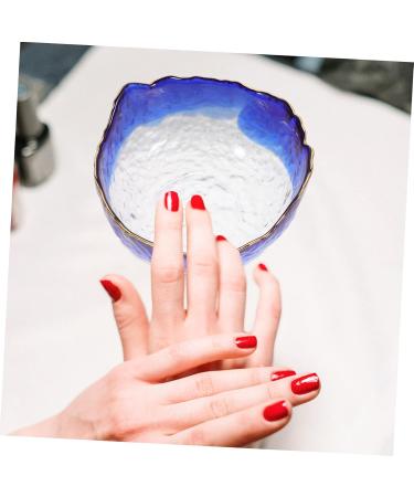 Beatifufu Manicure Hand Soak Bowl Glass Manicure Bowl Nail Removal Bowls Manicure Wash Bowls Nail Color Removing Bowl Manicure Supplies Manicure Soaking Bowl Nail Salon Supplies - Buy Online on GoSupps.com