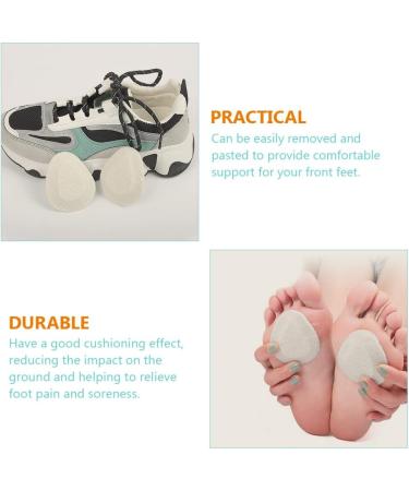 Healeved 4 Pairs High Heel Cushions & Metatarsal Gel Insoles | Forefoot Pads for Women - Soft Felt Foot Pads for Comfort - Buy Online on GoSupps.com