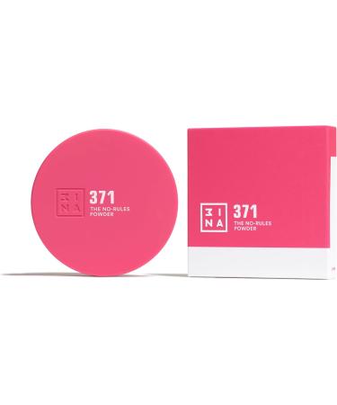  3ina 3INA MAKEUP The No-Rules Powder 371 Hot Pink 3-in-1 Compact Powder for Eyes Lips and Face Powder with Hyaluronic Acid and Ceramic Lightweight Formula Vegan Cruelty - Buy Online on GoSupps.com