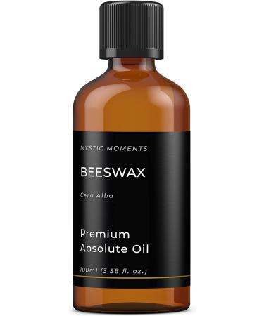 Mystic Moments Beeswax Absolute Oil 100ml - Pure & Natural for Skincare, Perfumery & Aromatherapy - Buy Online on GoSupps.com