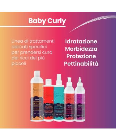  DIVINA BLK Baby Curly Conditioner Balm for children with afro and curly hair with shea butter aloe and grapeseed oil (250ml) - Buy Online on GoSupps.com