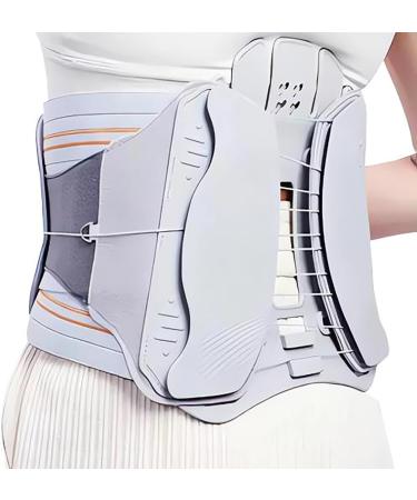 FoRes Pulley System Lumbar 360 Surround Support Waist Adjustable Back Support Plate Triple Brace 26 Bionic Traction 3 Types Of Physiotherapy Spacers for Lumbar Disc Herniation (Size : X-Large)