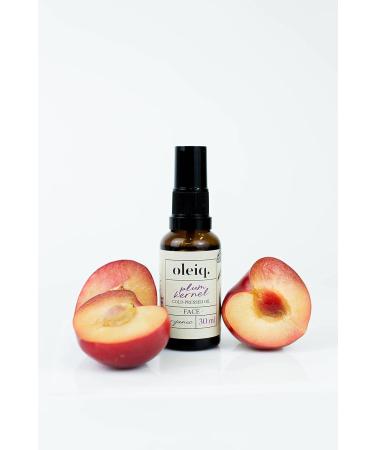 OLEIQ Plum Kernel Oil - Vegan Skin Care Oil for Firmer Vibrant Skin | 30ml Natural Cosmetics for Women & Men - Buy Online on GoSupps.com