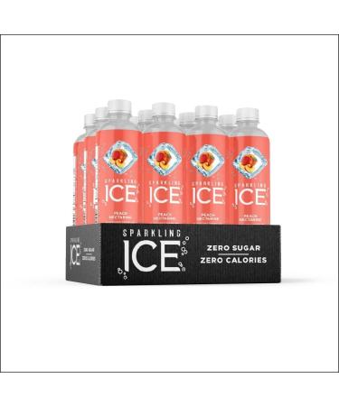 Sparkling Ice Peach Nectarine Flavoured Sparkling Water with Zero Sugar and Zero Calories 503 ml (Pack of 12) Peach Nectarine (Classic) 503 ml (Pack of 12) - Buy Online on GoSupps.com