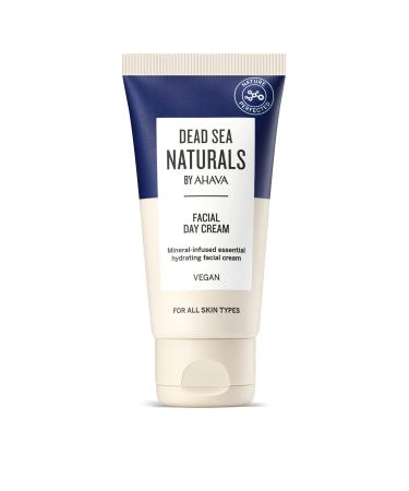 Dead Sea Naturals Facial Day Cream - Essential hydrating cream for face & neck provides all-day hydration and comfort keeps skin soft and smoot enriched with powerful Dead Sea Minerals 1.7 Fl.Oz