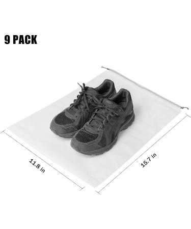 9 PCS Shoe Bags for Travel - Dust-proof & Waterproof Shoe Organizers 15.7x11.8in - Buy Online on GoSupps.com