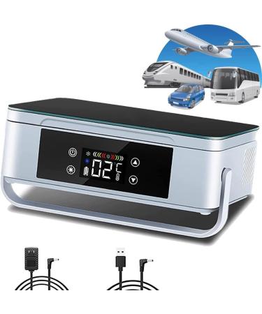 Insulin Cooler Travel Case Medicine Refrigerator with 2-8 Intelligent Constant Temperature Alarm System & LED Display for Car Home Travel (Color : 2batteries)