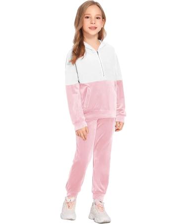 Arshiner Girls Tracksuit Set | Long Sleeve Sweatshirt & Sweatpants | Activewear Set | Size 14-15 Years - Buy Online on GoSupps.com