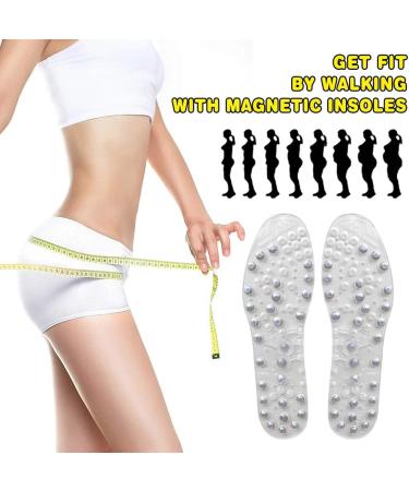 Eeuk Magnetic Massage Insoles for Slimming & Acupressure | Orthopedic Therapy for Men & Women - Relaxed Feet - Buy Online on GoSupps.com