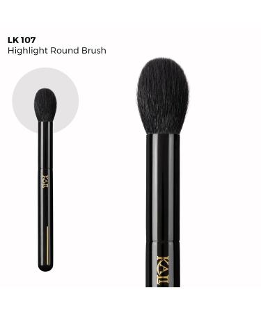 Kali Los Angeles Handmade Makeup Brushes - Sokoho Natural Goat Hair Black Copper LK 107 Highlighter Brush for Flawless Application & Precision | Makeup Artist Essentials - Buy Online on GoSupps.com