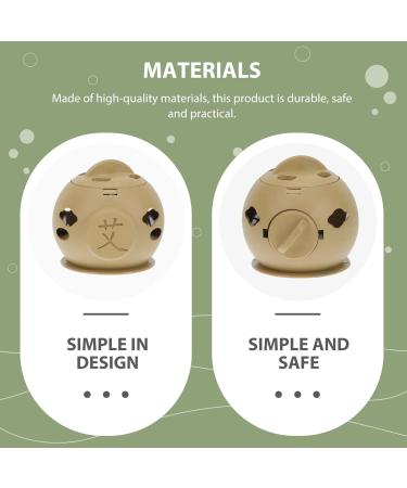 Frcolor Moxibustion Body Massage Device Holder - Universal Moxa Burner Tool for Professional Massage - 5.5x5.5cm PBT-Composite Design - Buy Online on GoSupps.com