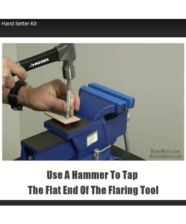 Eyelet Hand Setter (#6) + 100 (#6-9) Black Eyelets Combo Kit for Kydex Holster Making - Buy Online on GoSupps.com