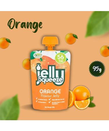 JellySqueeze Jelly Pick N Mix - Choose From 2+ Flavours | Apple & Blackcurrant Strawberry Orange | Foods Gift Set for Jelly Lovers Pack of 2(Each Box Contain 16 Pouch) x 95g - Buy Online on GoSupps.com