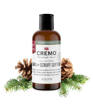 Cremo All-In-One Beard & Scruff Softener - Cedar Forest 6 oz | Softens & Conditions Beards - Buy Online on GoSupps.com