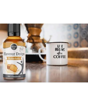 Borchers Flavor Drops Karamell | 0 Calories | Sugar-Free Liquid Sweetener for Cooking Baking & Drinks | 30 ml Caramel Flavoring (1 Pack) - Buy Online on GoSupps.com