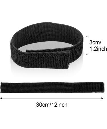 Xnivuis 2 Pairs Bicycle Brackets & Highly Elastic Pants - Versatile Clips for Camping Hiking Fishing & Military | Black - Buy Online on GoSupps.com
