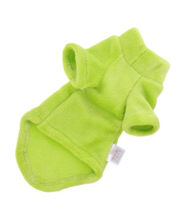 Yardwe clothes for pets pet kitten sweater breathable litter clothing cat winter jacket pet coats cat costume sweaters decoration autumn and winter adorn with 42x36x36cm light green