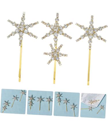Ipetboom 1 Set Starfish Hairpin Bling Hair Pin Kids Hair Accessories Hair Jewelry Women Headdress Rhinestone Headpiece for Women Hair Clip for Wedding Miss Hair Fork Fashion Rhinestones - Buy Online on GoSupps.com