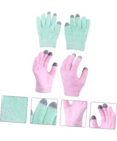 Healeved 2pairs Gel Touch Screen Gloves Screen Touch Gloves Gloves Full Finger Mobile Finger Sleeve Bath Gloves Moisturizing Gloves Gels Hand Cover Australia Cosmetic Yarn - Buy Online on GoSupps.com