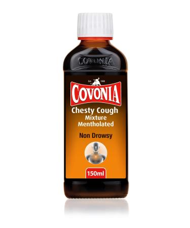 Covonia Chesty Cough Mixture Syrup - Mentholated 150ml