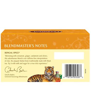 Bengal Spice Herbal Tea by Celestial Seasonings - Caffeine Free, 20 Bags (1.7 oz) - Buy Online on GoSupps.com