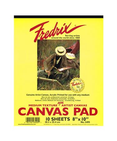 Fredrix 3500 Canvas Pads  9 by 12-Inch