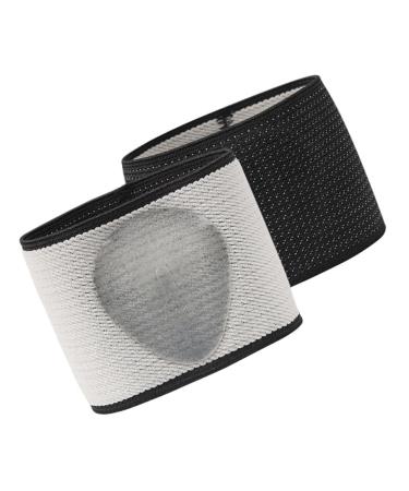 FOMIYES 1 Pair Foot Pad Foot Support Outdoor Flatfoot Sleeve Foot Supply Compact Arch Sleeve Reusable Flatfoot Sleeve Washable Arch Support Outdoor Arch Sleeve Portable Arch Sleeve Black 11.6x6cm